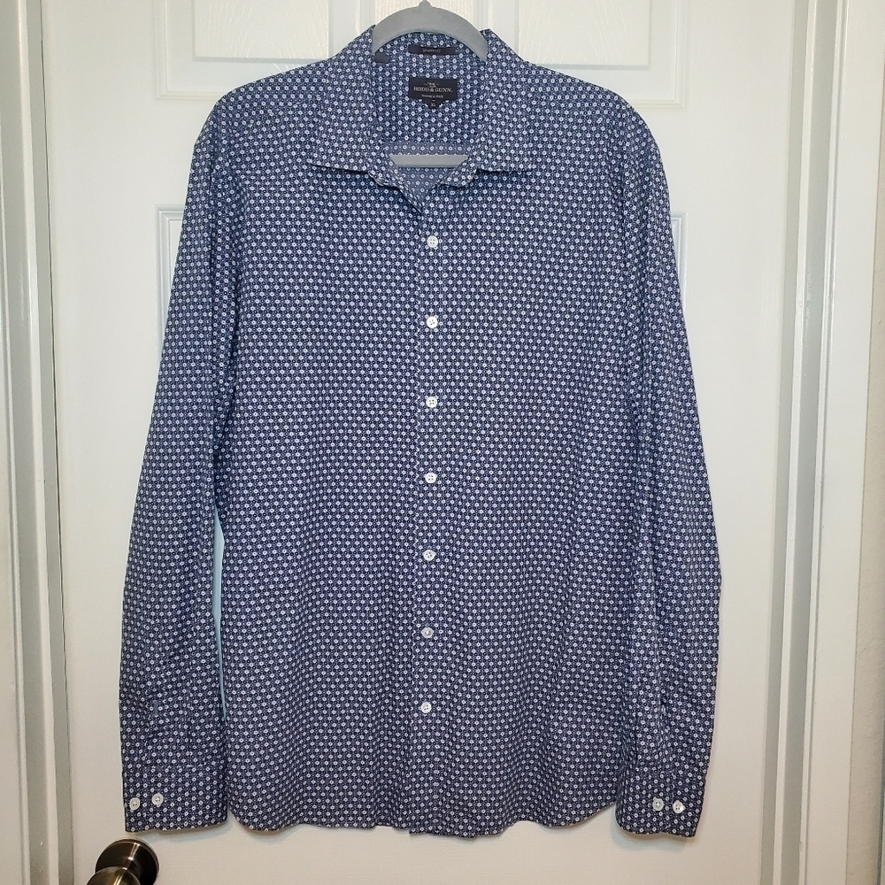Rodd & Gunn Sports Fit Button Down XL Blue Floral